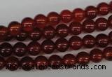 CRO20 15.5 inches 6mm round red agate gemstone beads wholesale