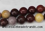 CRO248 15.5 inches 10mm round mookaite gemstone beads wholesale