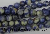 CRO31 15.5 inches 6mm round sodalite gemstone beads wholesale