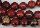 CRO323 15.5 inches 12mm round brecciated jasper beads wholesale