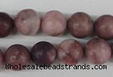 CRO392 15.5 inches 14mm round dyed kiwi stone beads wholesale