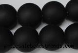 CRO491 15.5 inches 18mm round blackstone beads wholesale