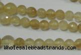 CRO747 15.5 inches 6mm – 14mm faceted round watermelon yellow beads