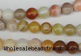 CRO86 15.5 inches 8mm round agate gemstone beads wholesale