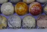 CRO865 15.5 inches 14mm round sky eye stone beads wholesale