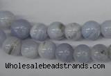 CRO89 15.5 inches 8mm round blue lace agate beads wholesale