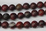 CRO93 15.5 inches 8mm round brecciated jasper beads wholesale