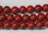 CRO96 15.5 inches 8mm round red jasper beads wholesale