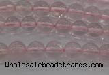 CRQ121 15.5 inches 6mm round natural rose quartz beads wholesale