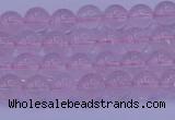 CRQ200 15.5 inches 4mm round Mozambique rose quartz beads