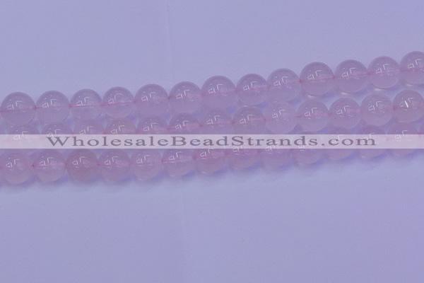 CRQ205 15.5 inches 14mm round Mozambique rose quartz beads