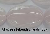 CRQ237 15.5 inches 22*30mm oval rose quartz beads wholesale