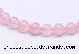 CRQ25 15.5 inches 4mm round natural rose quartz beads Wholesale