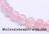 CRQ26 15.5 inches 6mm round natural rose quartz beads Wholesale