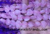 CRQ432 15.5 inches 15*16mm heart rose quartz beads wholesale