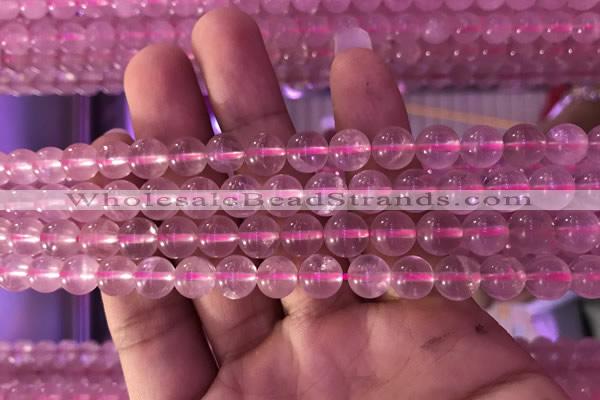 CRQ471 15.5 inches 8mm round rose quartz gemstone beads