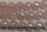 CRQ513 15.5 inches 10mm faceted round AB-color rose quartz beads