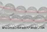 CRQ54 15.5 inches 14mm round natural rose quartz beads wholesale