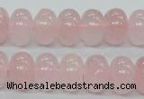 CRQ55 15.5 inches 10*16mm rondelle natural rose quartz beads