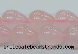 CRQ65 15.5 inches 16*19mm teardrop natural rose quartz beads wholesale