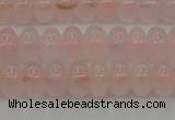 CRQ682 15.5 inches 5*8mm rondelle rose quartz beads wholesale