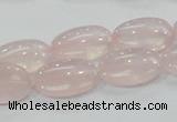 CRQ77 15.5 inches 12*20mm oval natural rose quartz beads wholesale