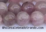 CRQ781 15.5 inches 8mm round Madagascar rose quartz beads