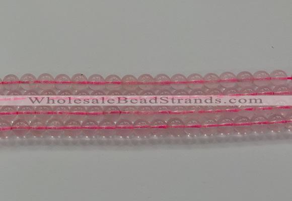 CRQ850 15.5 inches 6mm round natural rose quartz gemstone beads