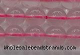 CRQ851 15.5 inches 8mm round natural rose quartz gemstone beads