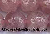 CRQ894 15 inches 12mm round Madagascar rose quartz beads