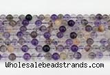 CRU1018 15.5 inches 6mm round mixed rutilated quartz beads