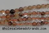 CRU451 15.5 inches 5mm round Multicolor rutilated quartz beads