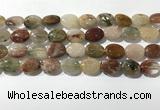 CRU922 15.5 inches 12*16mm oval mixed rutilated quartz beads wholesale