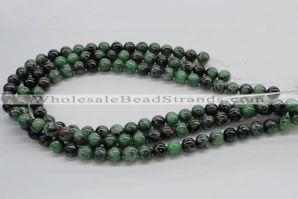 CRZ03 15.5 inches 10mm round ruby zoisite gemstone beads Wholesale