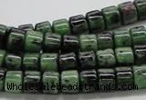 CRZ08 15.5 inches 8*6mm column ruby zoisite gemstone beads Wholesale