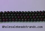 CRZ1110 15.5 inches 4mm round imitation ruby zoisite beads wholesale