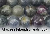 CRZ1163 15.5 inches 8mm round ruby sapphire gemstone beads