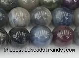 CRZ1165 15.5 inches 10mm round ruby sapphire gemstone beads