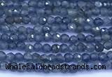 CRZ1171 15 inches 2mm faceted round sapphire beads