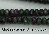 CRZ920 15.5 inches 5*8mm rondelle Chinese ruby zoisite beads