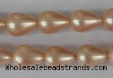 CSB110 15.5 inches 11*15mm teardrop shell pearl beads wholesale