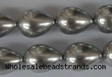 CSB115 15.5 inches 15*19mm teardrop shell pearl beads wholesale