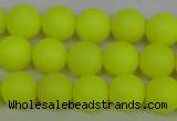 CSB1315 15.5 inches 4mm matte round shell pearl beads wholesale