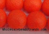 CSB1344 15.5 inches 12mm matte round shell pearl beads wholesale