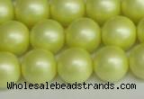 CSB1389 15.5 inches 12mm matte round shell pearl beads wholesale