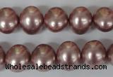 CSB139 15.5 inches 12*15mm – 13*16mm oval shell pearl beads