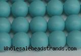 CSB1408 15.5 inches 10mm matte round shell pearl beads wholesale