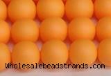 CSB1424 15.5 inches 12mm matte round shell pearl beads wholesale