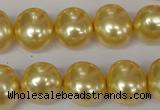 CSB143 15.5 inches 12*15mm – 13*16mm oval shell pearl beads