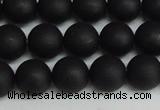 CSB1458 15.5 inches 10mm matte round shell pearl beads wholesale